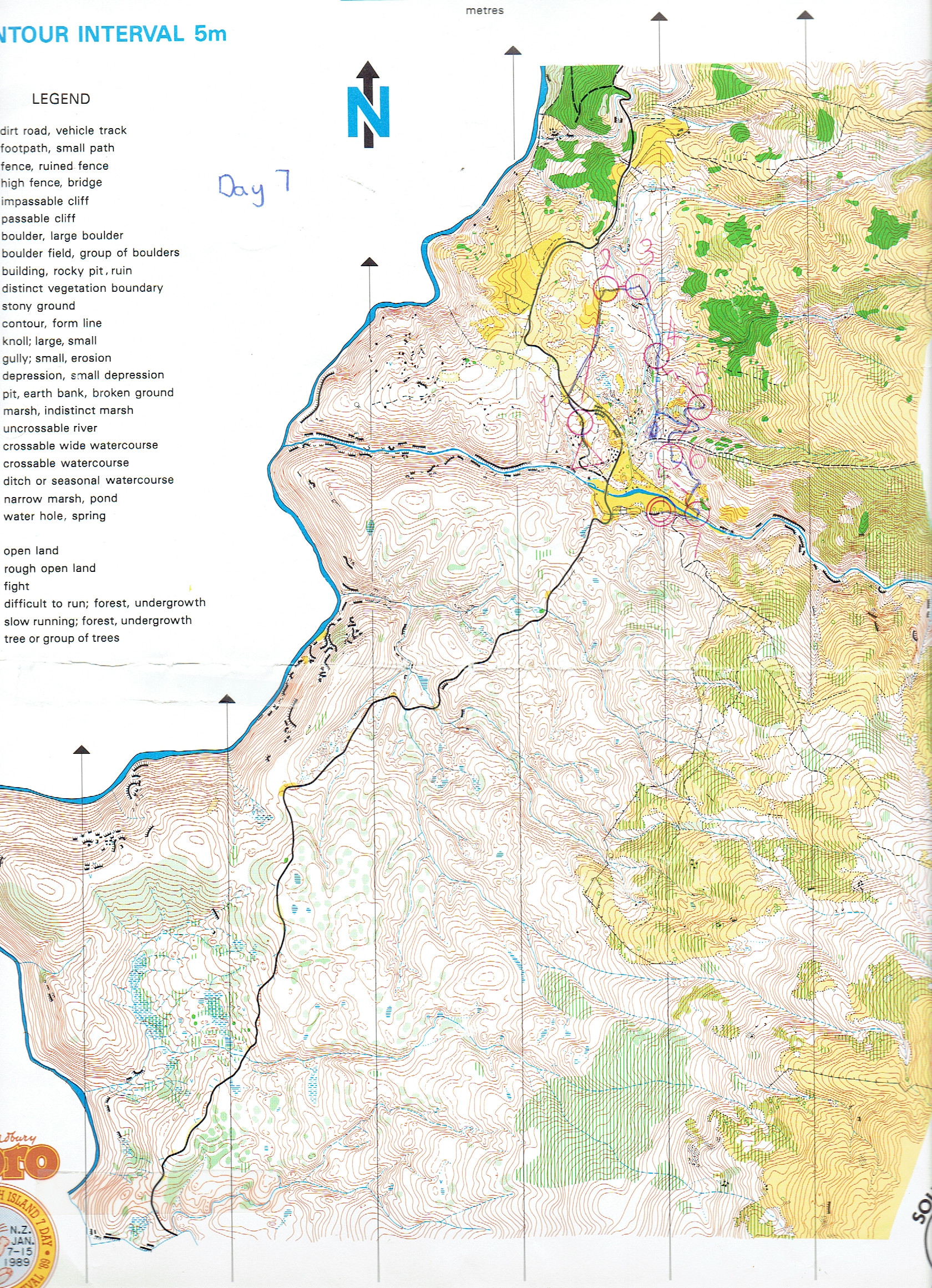 Waikaia - Moro South Island 7 Day 1989 (15/01/1989)