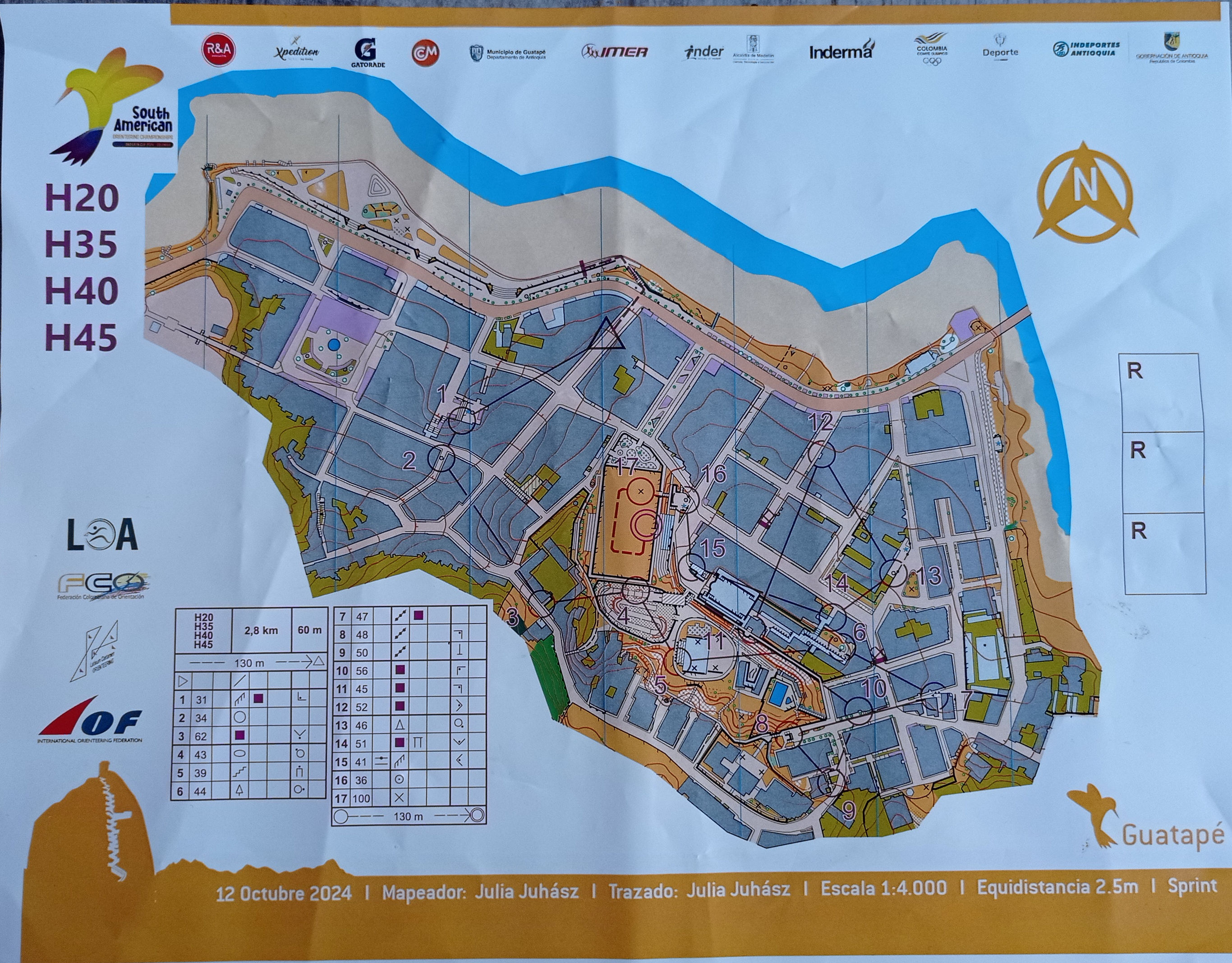 South American Orienteering Champs 2024 - Sprint (2024-10-12)