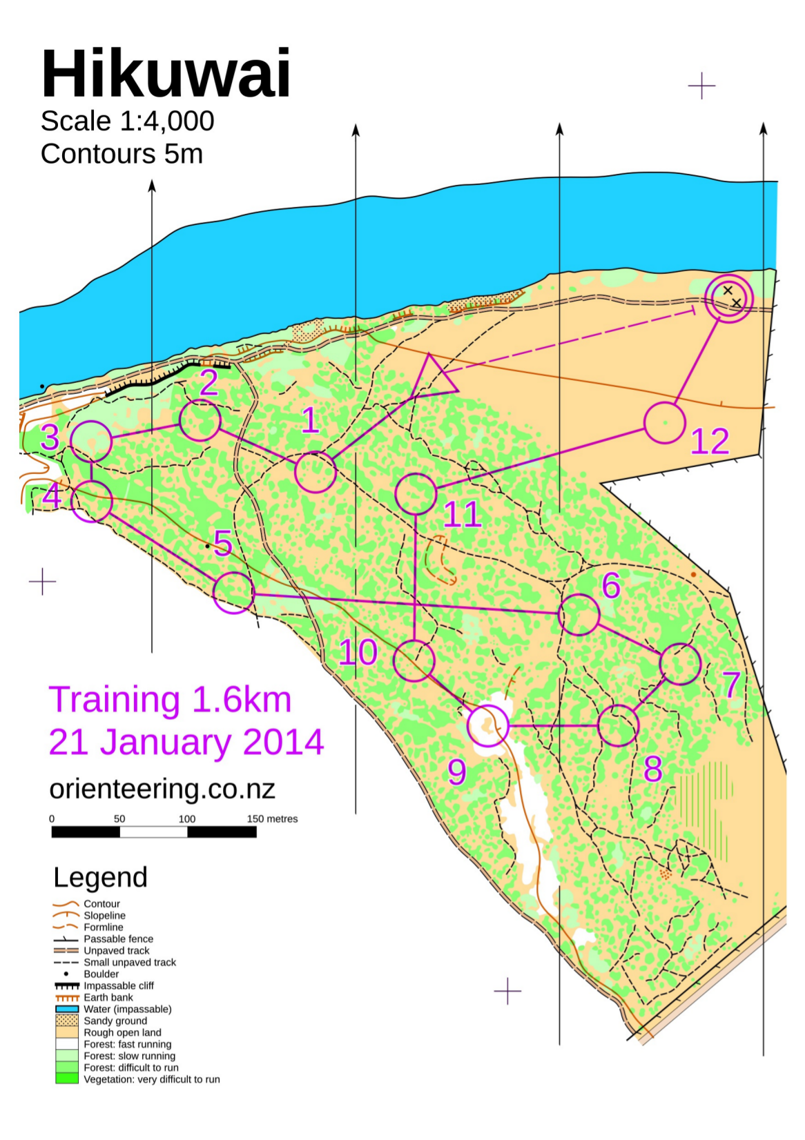 Hikuwai Training 1 (2014-01-21)