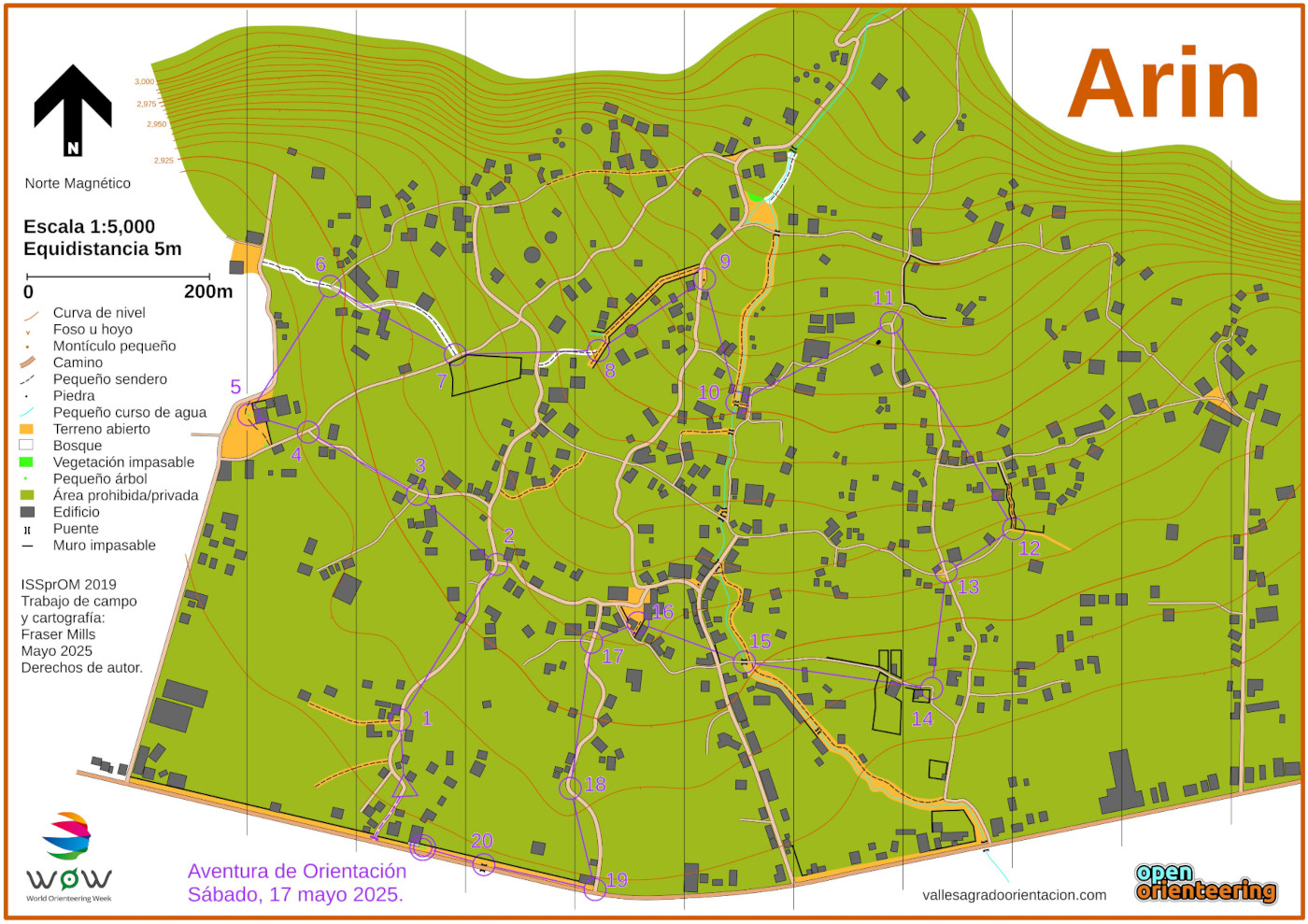 Arin World Orienteering Week (17/05/2025)
