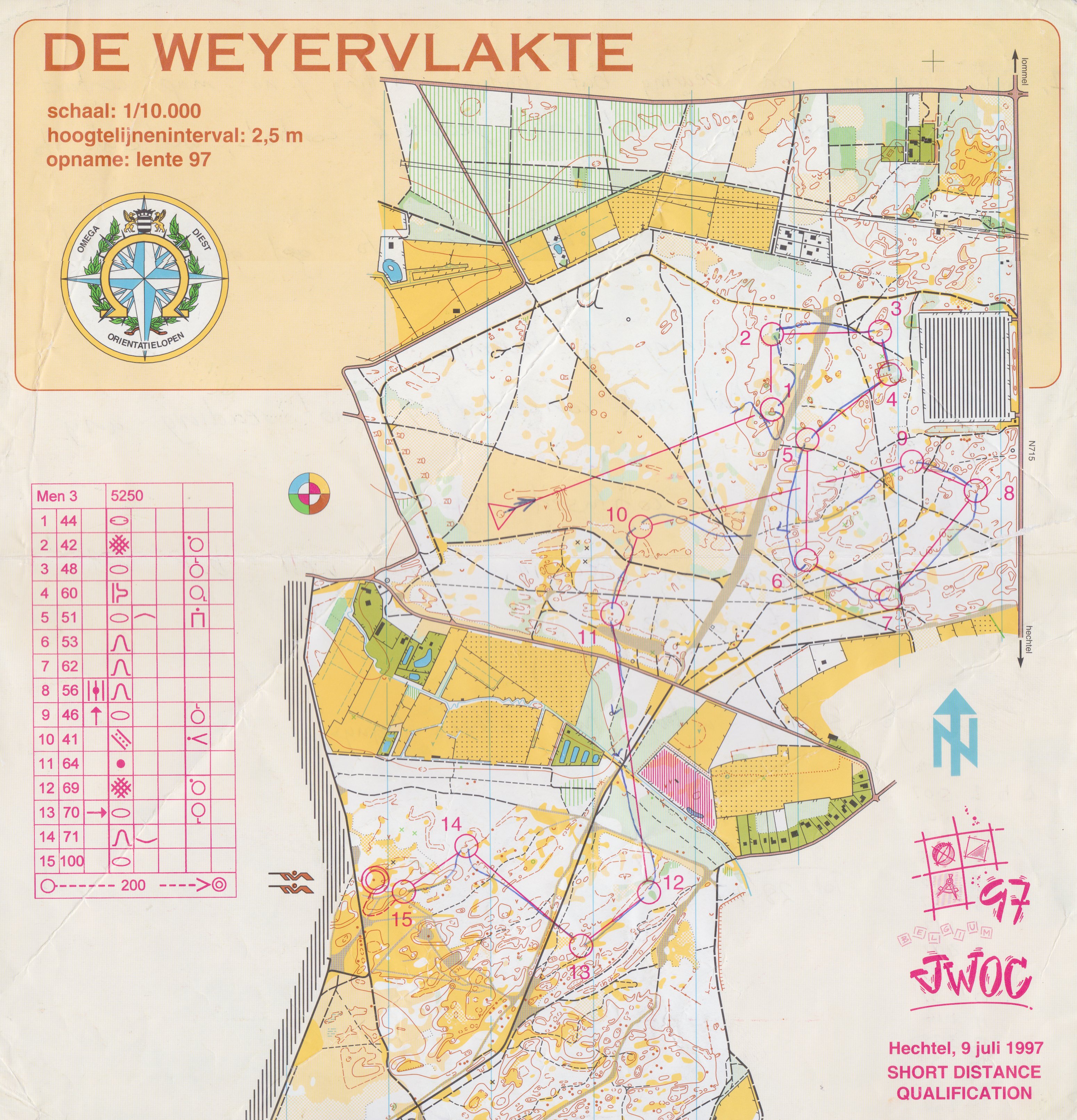 JWOC 1997 Short Qualification (09/07/1997)