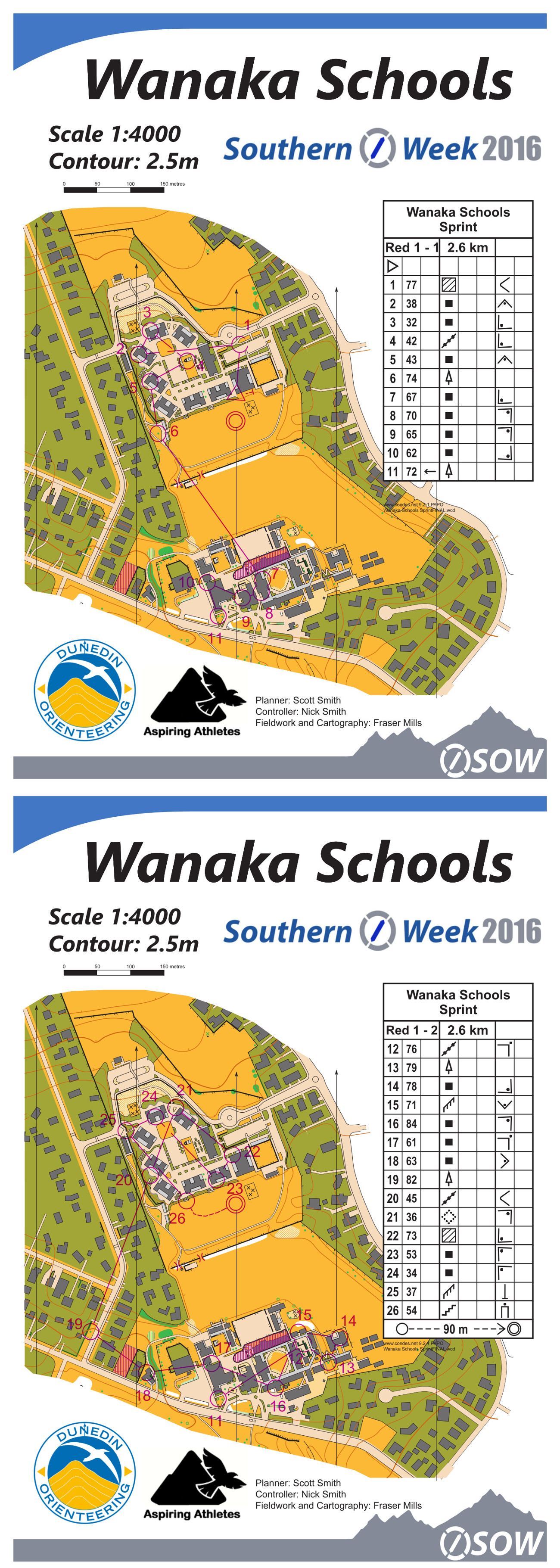 Southern O Week 2016 Day 2 Wanaka Schools (19.01.2016)